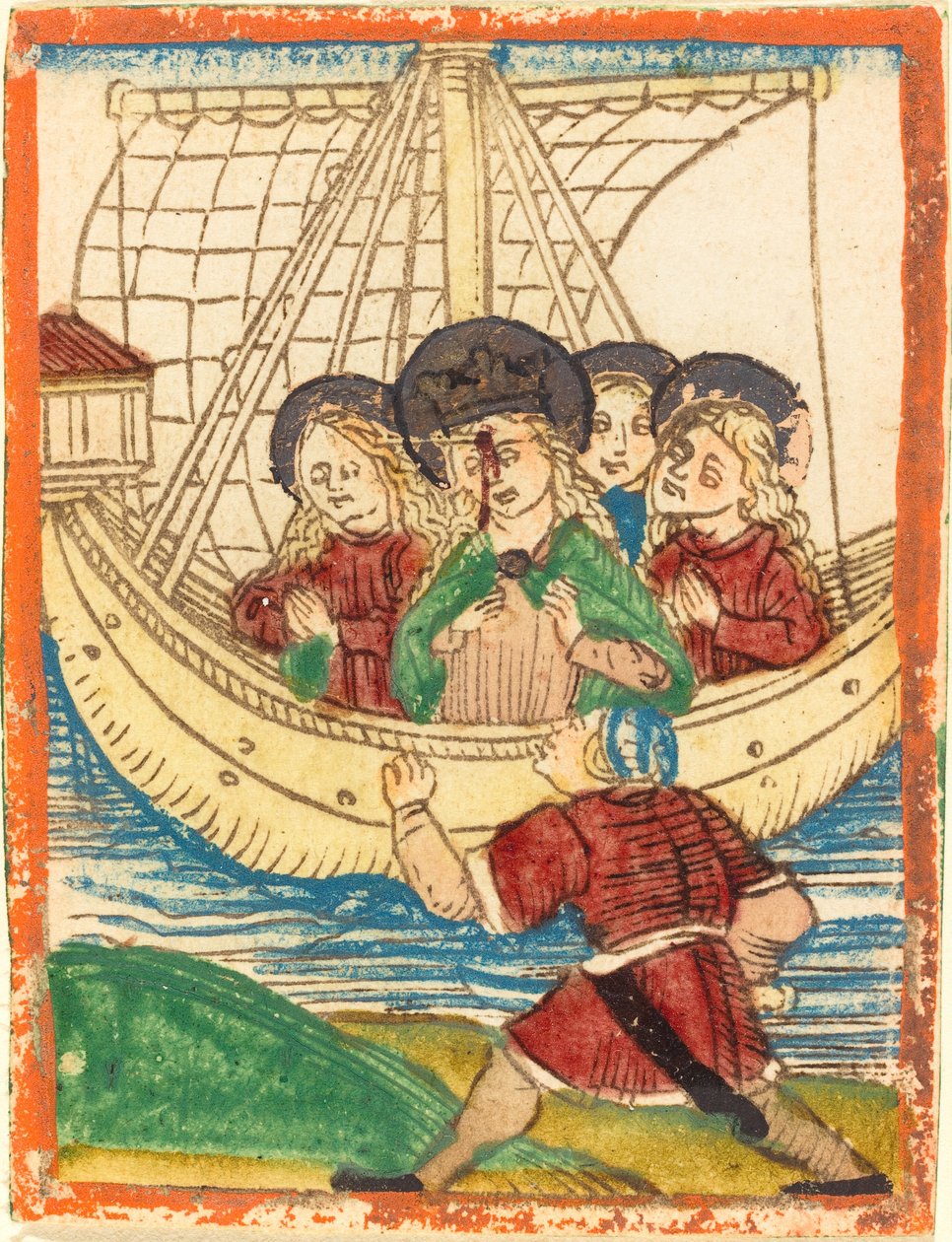Szent Orsolya utazása, 14801490. alkotó: Unbekannt