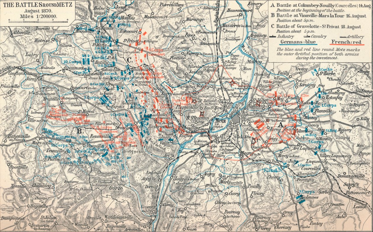 Az 1870-71-es háború. A porosz vezérkar terveiből és más forrásokból, 1907 alkotó: Unbekannt