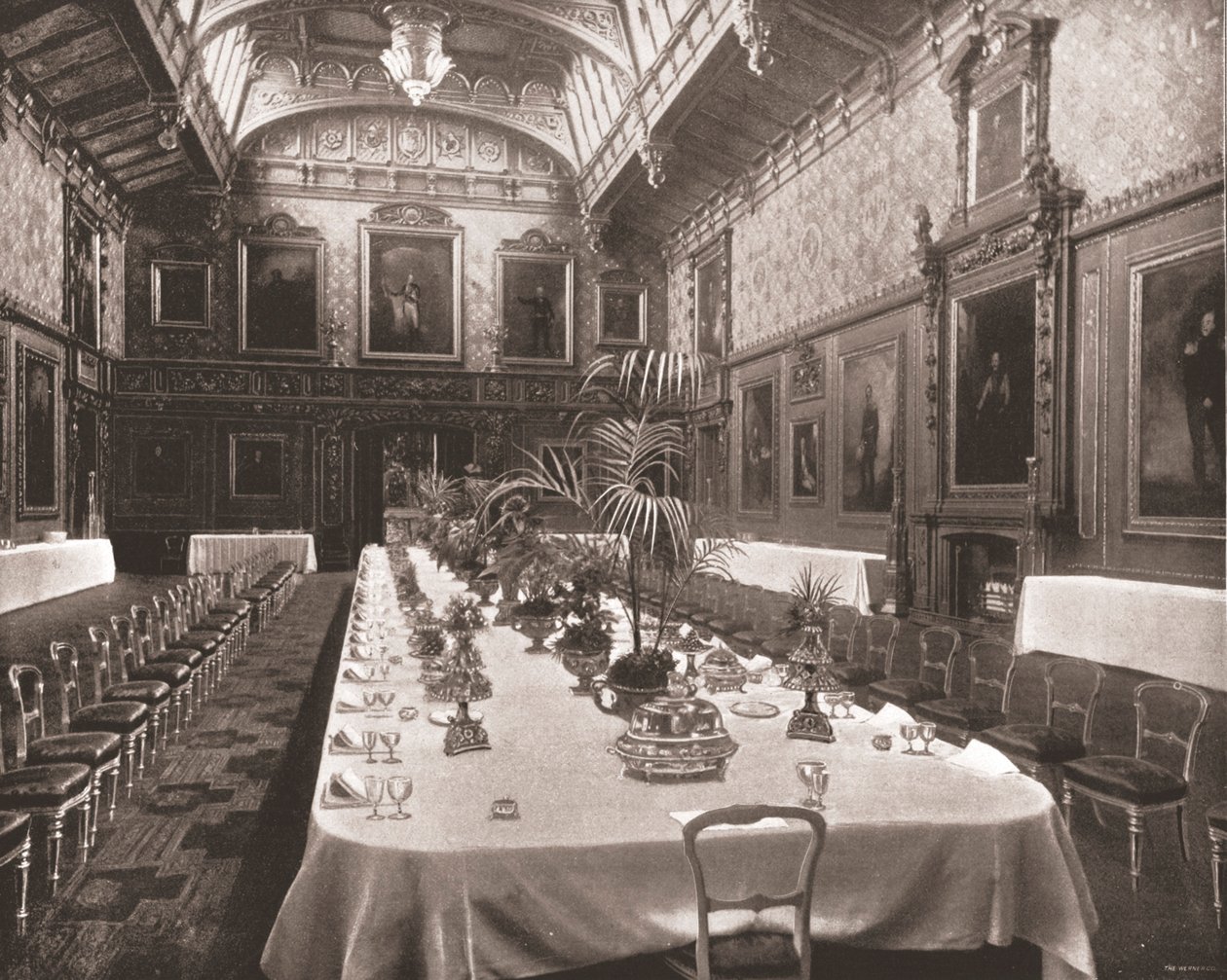 The Waterloo Chamber, Windsor Castle, Berkshire, 1894. alkotó: Unbekannt