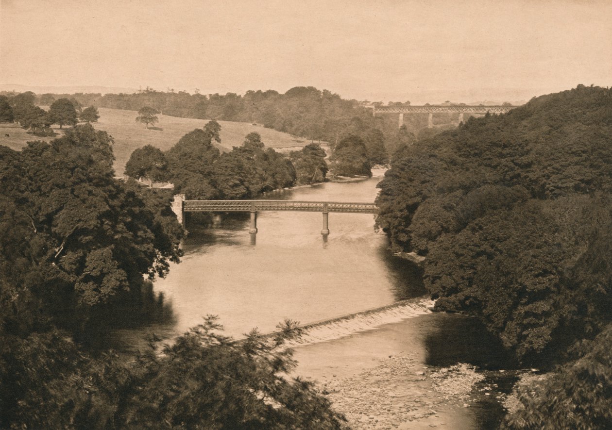 A Barnard-kastély alatti gát, 1902 alkotó: Unbekannt
