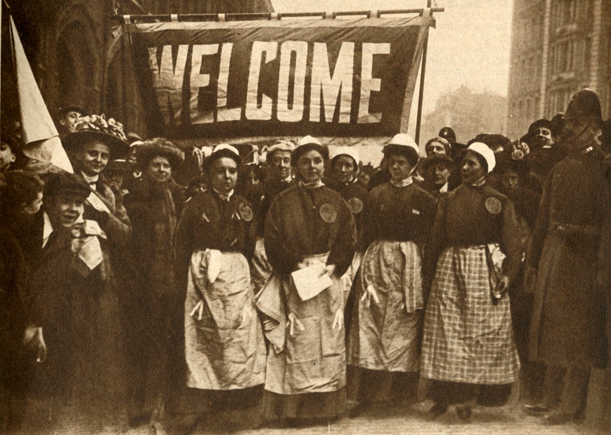Üdvözöljük a férfias zsarnokság áldozatai között 1908, 1933. alkotó: Unbekannt