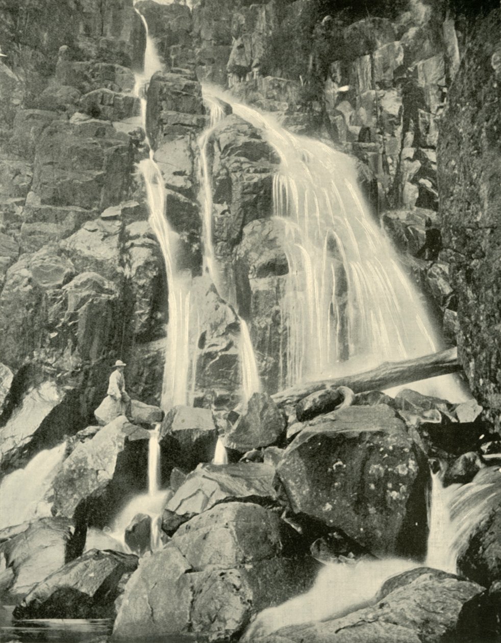 Wellington Falls, Mount Wellington, 1901. alkotó: Unbekannt