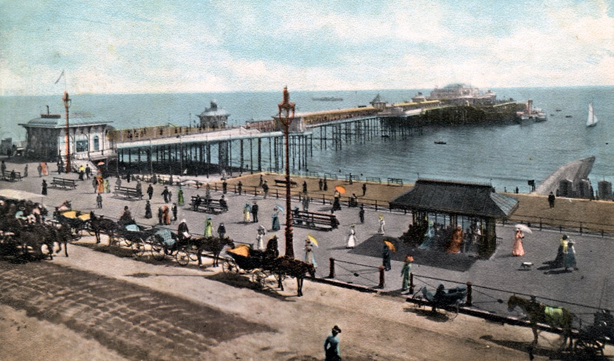 The West Pier, Brighton, 1900-1920 alkotó: Unbekannt
