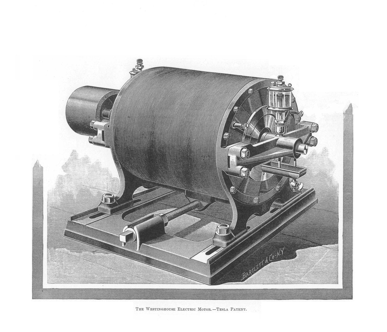 Nikola Tesla Westinghouse váltakozó áramú motorja, 1888-1889 alkotó: Unbekannt