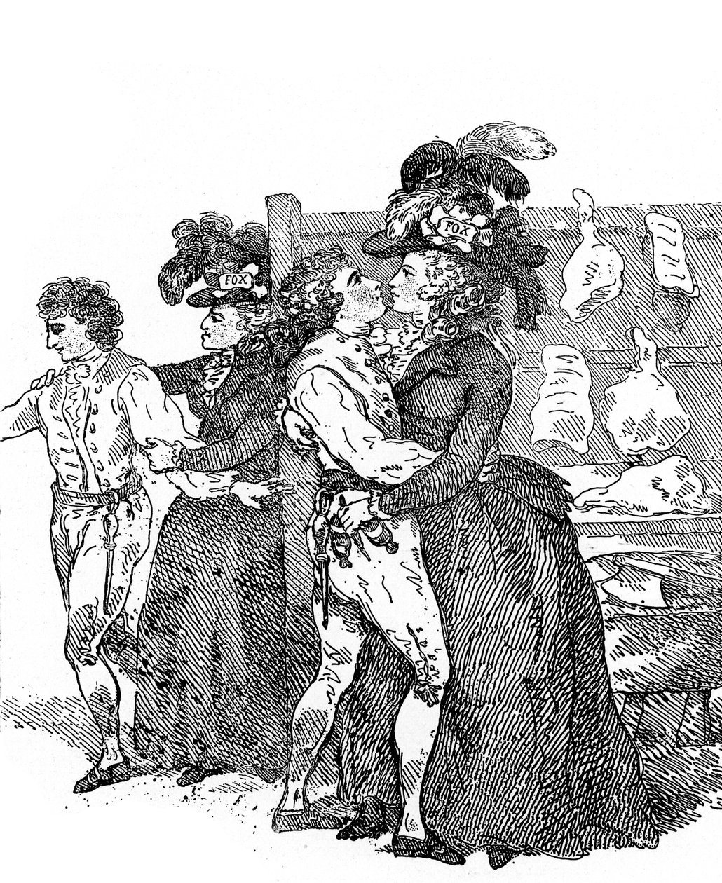 A Westminster-választás, 1780-as évek, 1920 alkotó: Unbekannt