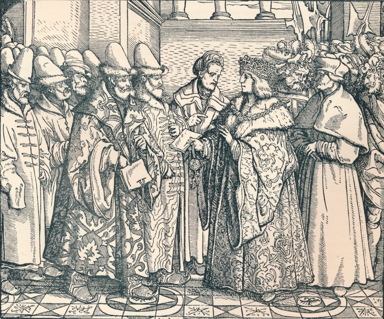 A Fehér Orosz Föderáció Max császárral, c1507, 1907 alkotó: Unbekannt