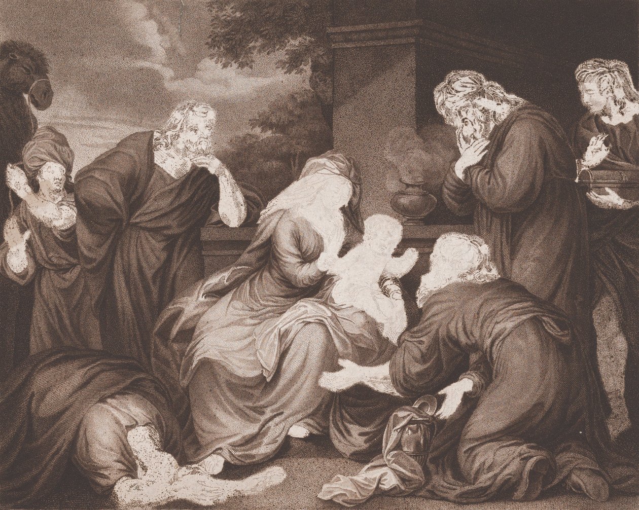 A bölcsek felajánlása, 1788. alkotó: Unbekannt