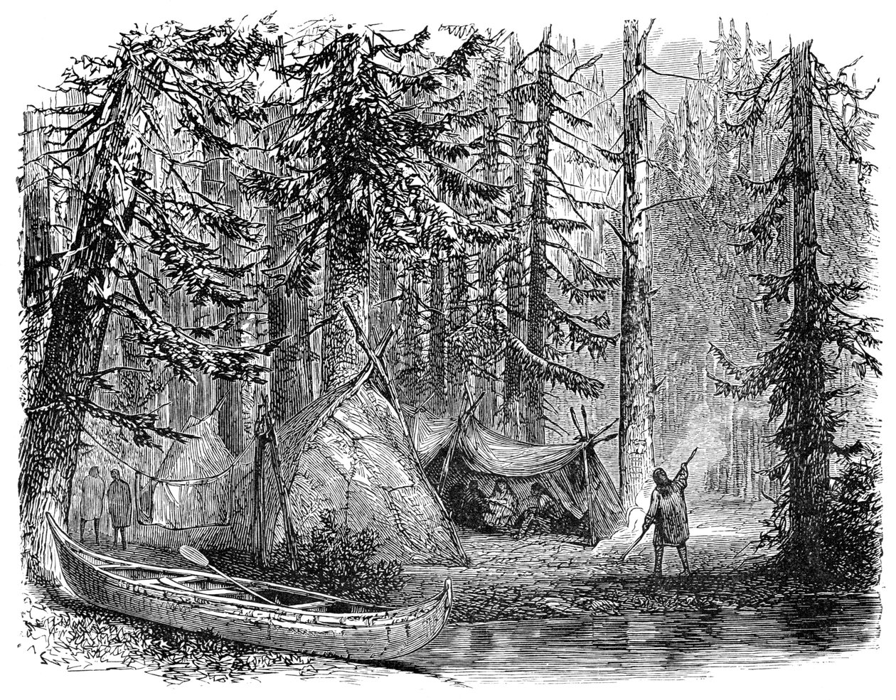 Az erdő az emigráns előtt, 1900 alkotó: Unbekannt