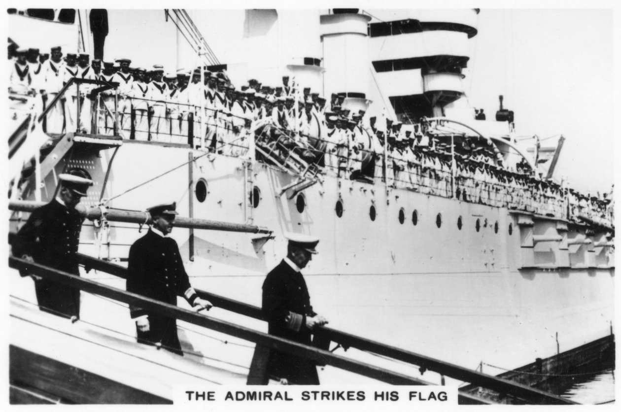 Az admirális üti a zászlaját, HMS Warspite, 1937 alkotó: Unbekannt