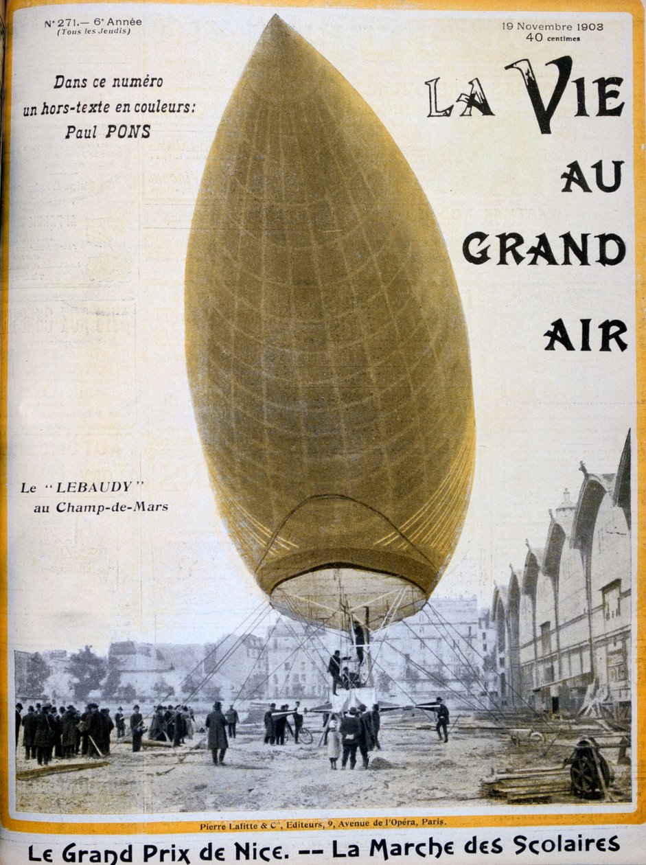 Pierre és Paul Lebaudy léghajója, Franciaország, 1903 alkotó: Unbekannt