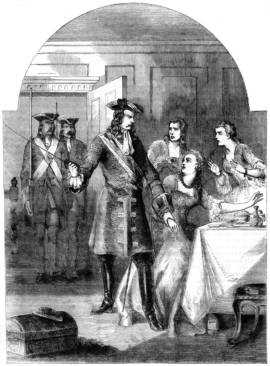 Clementina hercegnő letartóztatása 1702-1735, XVIII. század XIX. alkotó: Unbekannt