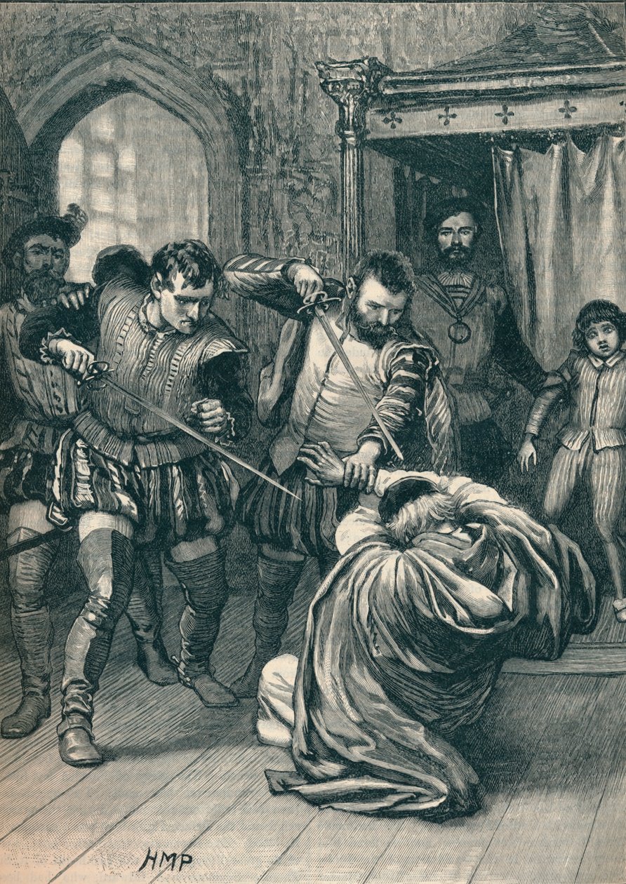 Beaton bíboros meggyilkolása, 1546-1905. alkotó: Unbekannt