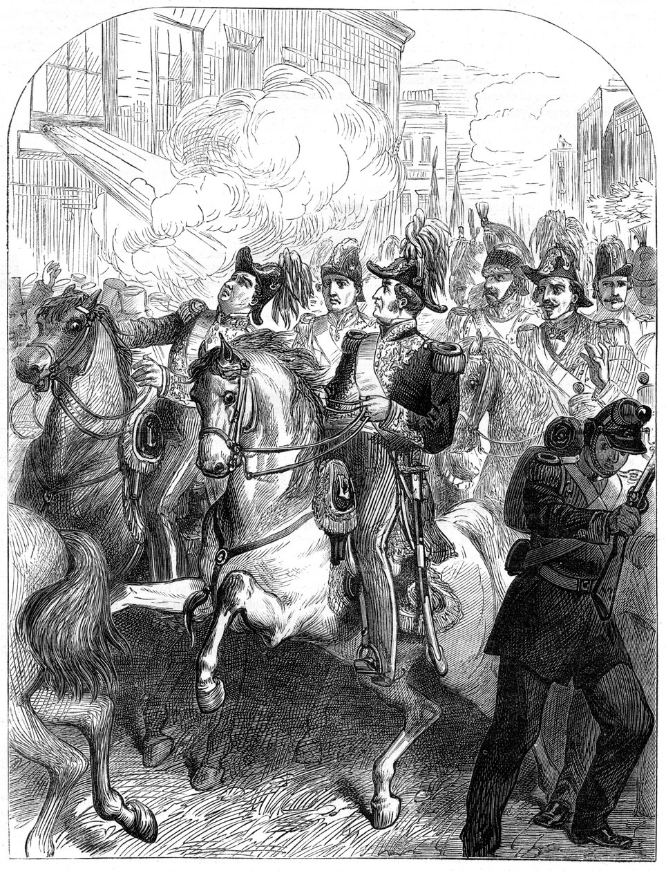 Lajos Fülöp francia király meggyilkolásának kísérlete, Párizs, 1835 alkotó: Unbekannt