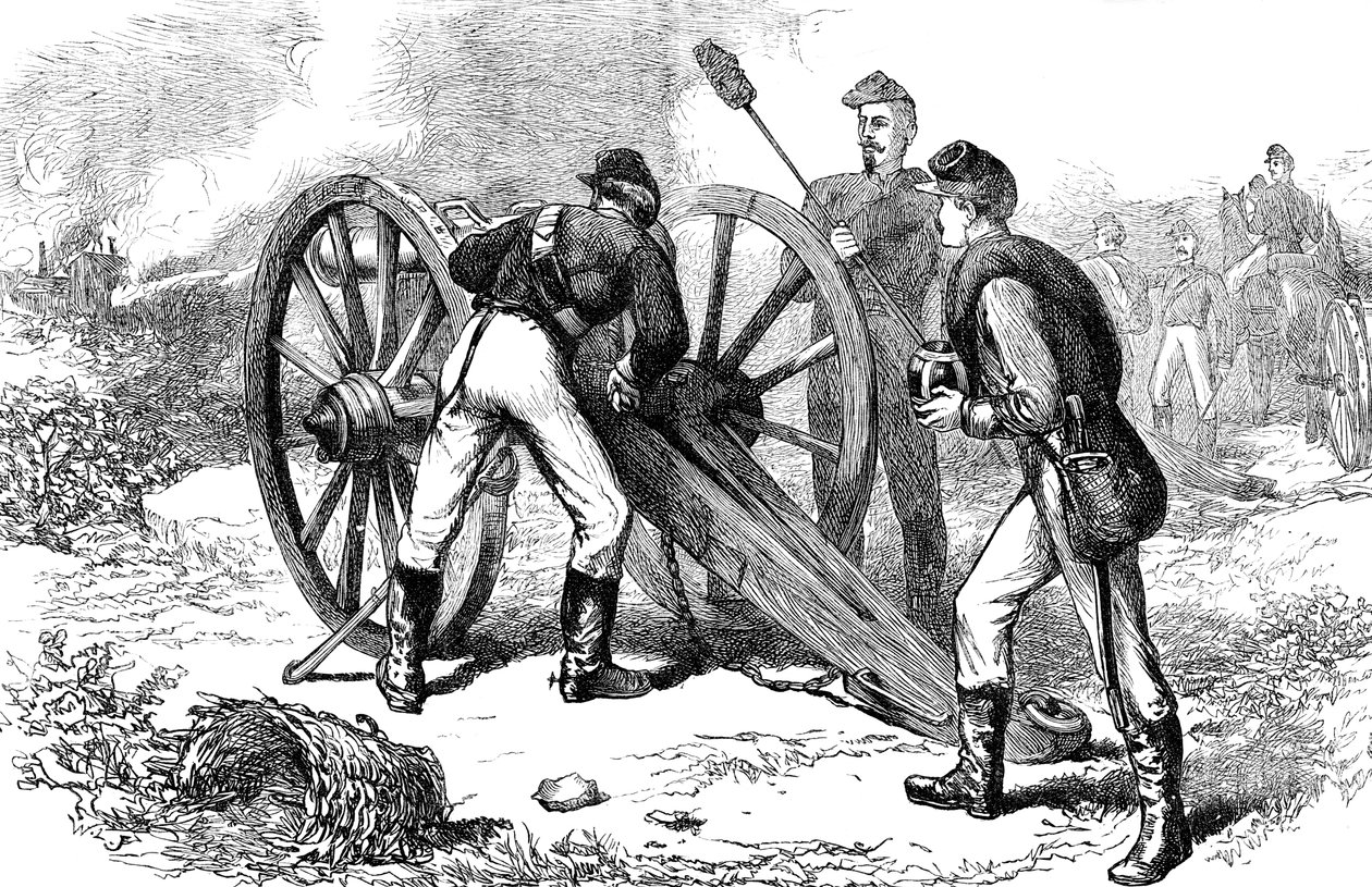 A kancellorsville-i csata, Virginia, amerikai polgárháború, 1863 c1880 alkotó: Unbekannt