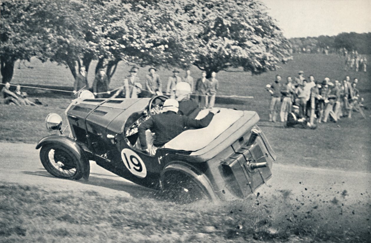 Egy kiömlés kezdete a Donington Parkban, 1937 alkotó: Unbekannt