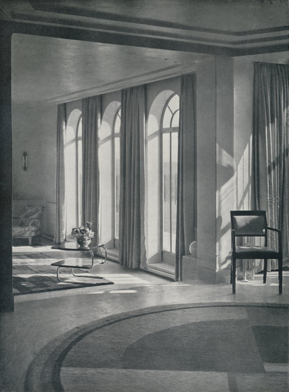 A nagy szoba Yaffle Hillben, Broadstone, Dorset, 1933 alkotó: Unbekannt
