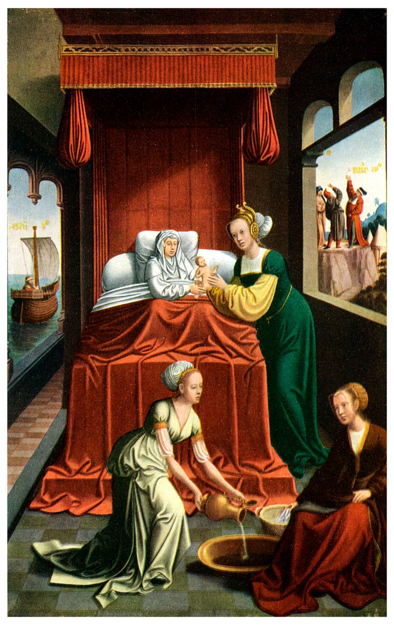A Szűz születése, 1520, 1956 alkotó: Unbekannt