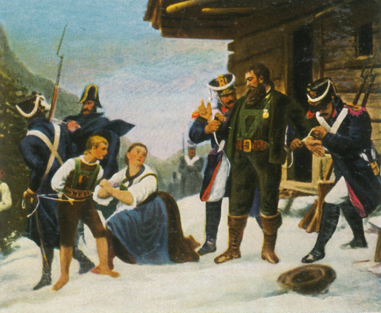 Andreas Hofer elfogása, 1809, 1936. alkotó: Unbekannt