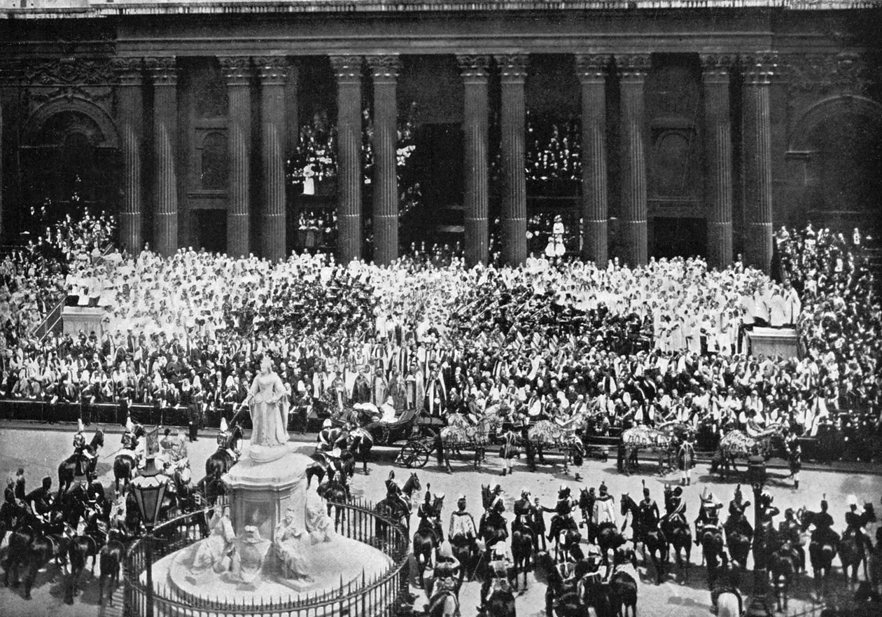 A hálaadás szertartása a londoni St Pauls Cathedralban, 1897. június 22-én alkotó: Unbekannt