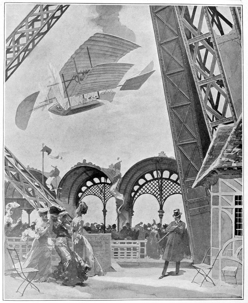 A levegő meghódítása az Ambigu-Comique-nál, 1900 alkotó: Unbekannt