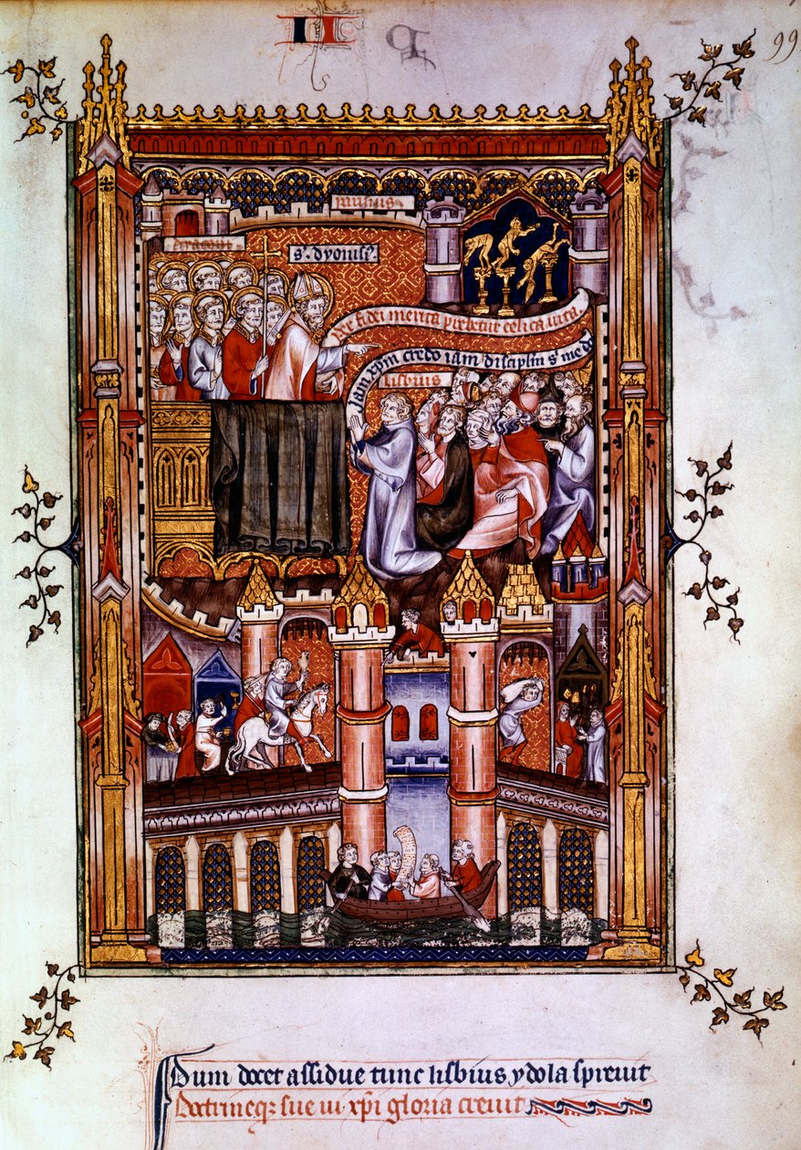 Lisbius megtérése, 1317 alkotó: Unbekannt