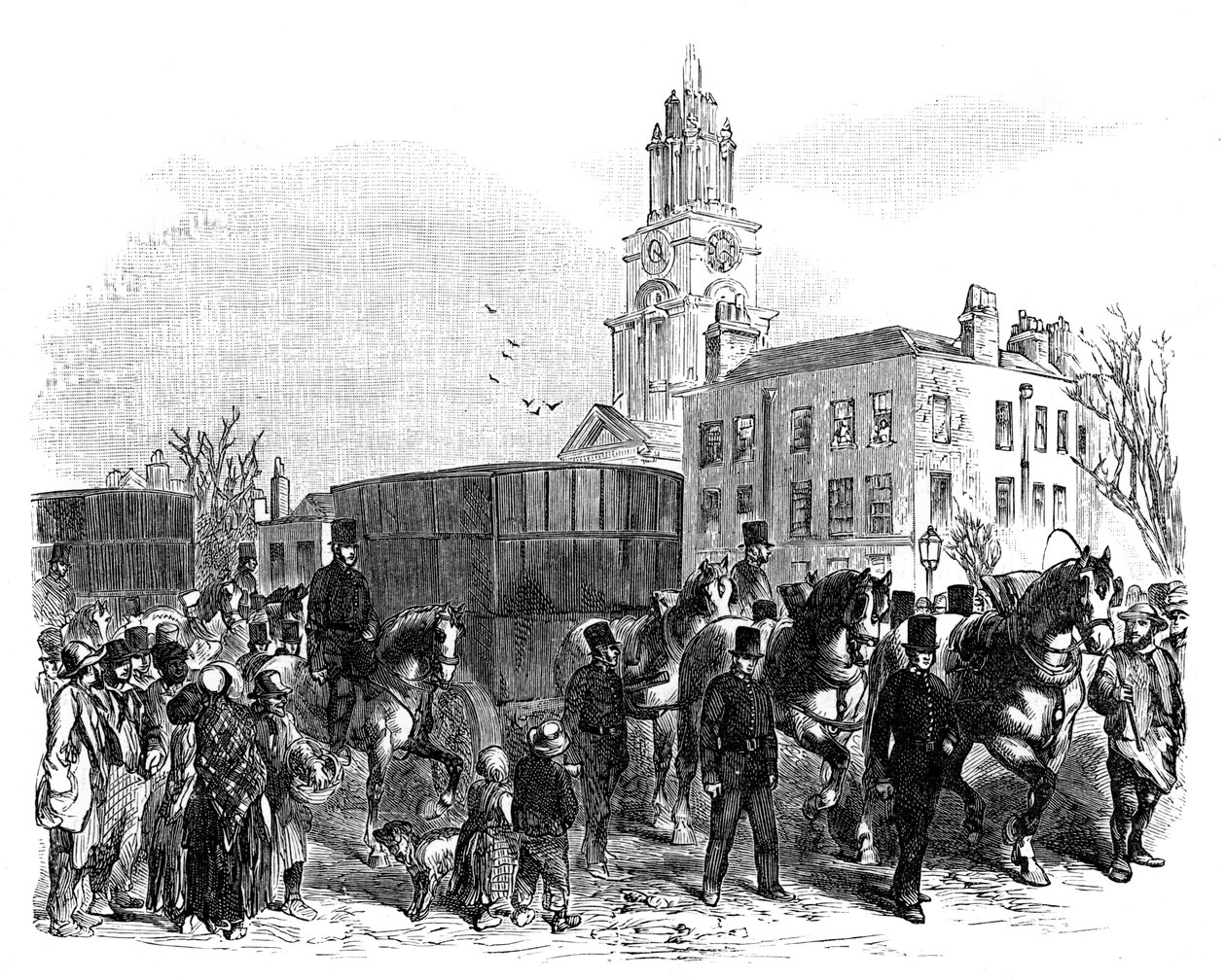 Az ausztrál arany szállítása a kelet-indiai dokkokból a londoni Bank of Englandhez, 1888 alkotó: Unbekannt