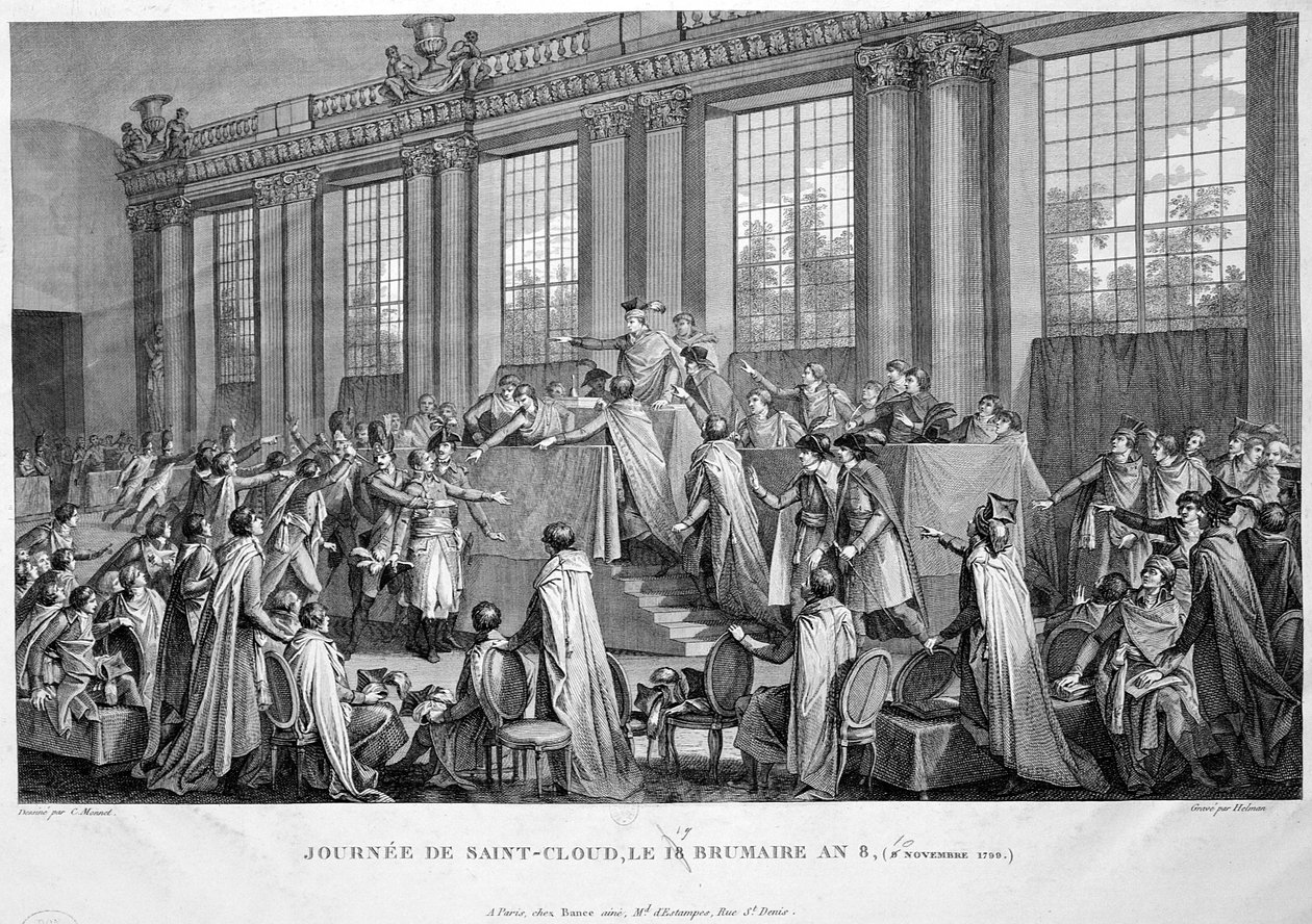 A 18. Brumaire puccsdétat 1799. november 9., XIX. alkotó: Unbekannt