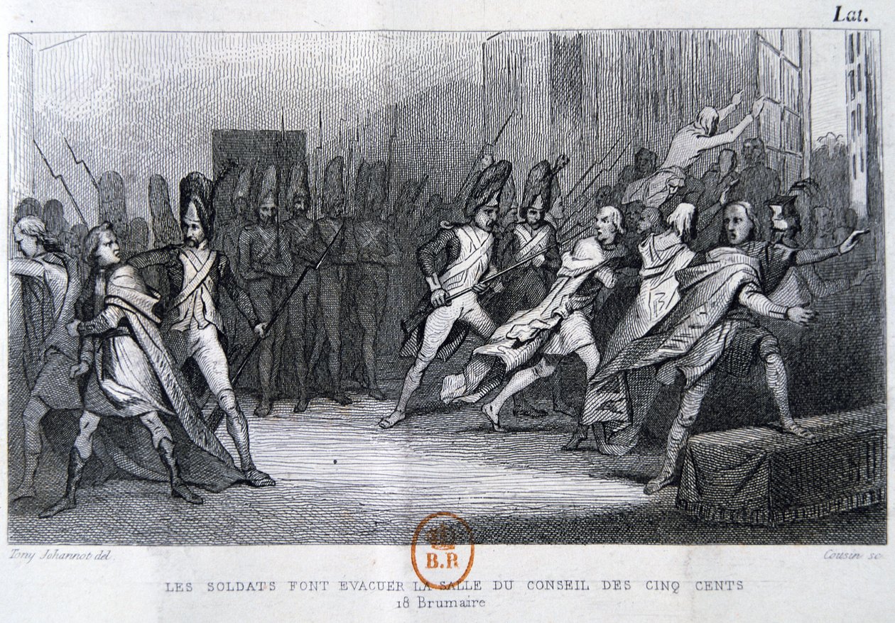 A 18. Brumaire puccsdétat 1799. november 9., XIX. alkotó: Unbekannt