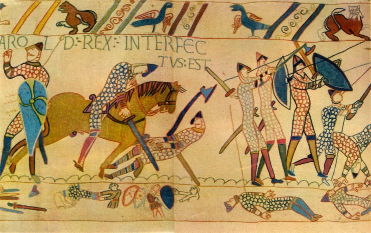 Harold halála a hastingsi csatában, 1066, 1944. alkotó: Unbekannt