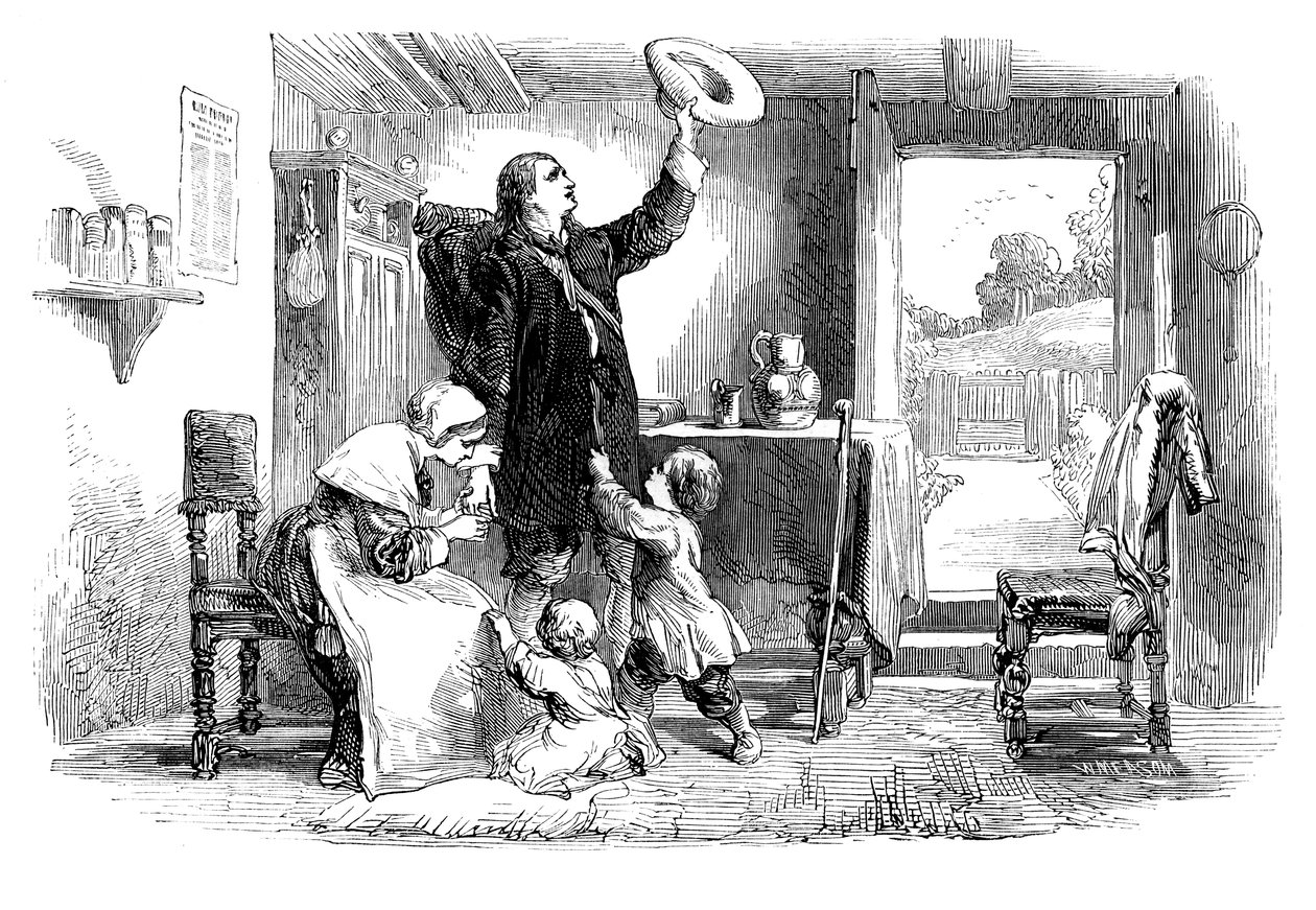Roger Williams 1603-1683 indulása Salem-szigetre, 1902 alkotó: Unbekannt