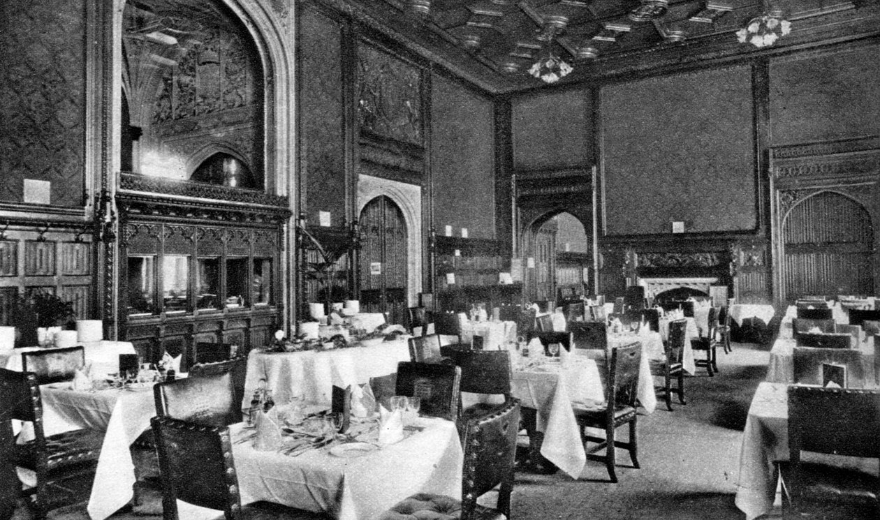 A londoni alsóház étkezője, 1926-1927 alkotó: Unbekannt