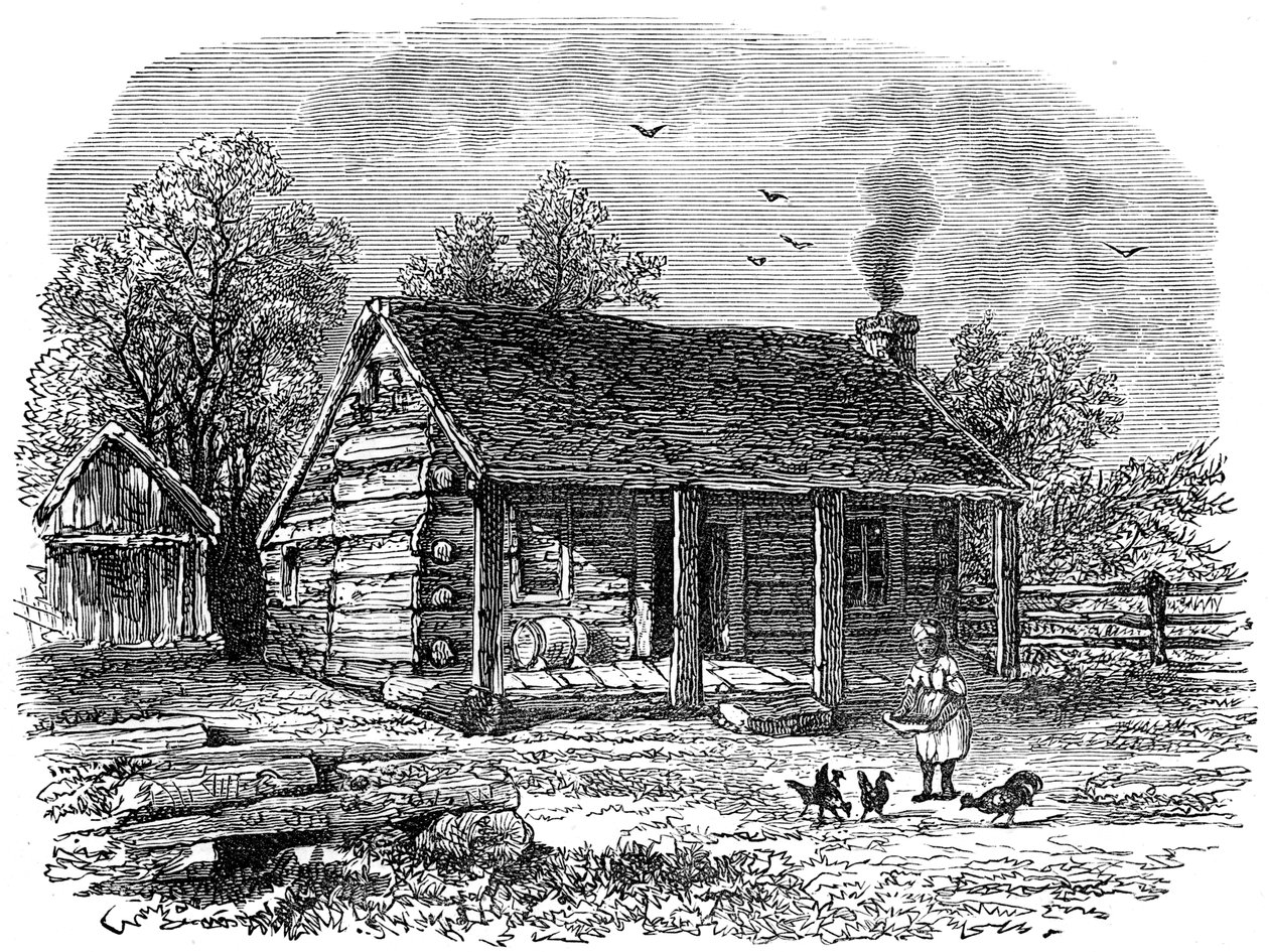 Abraham Lincoln korai otthona, Gentryville, Indiana, 19. század alkotó: Unbekannt