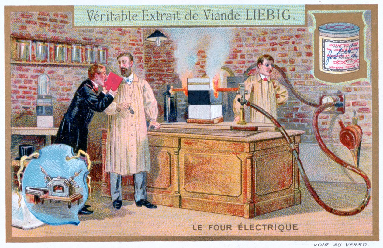 Az elektromos kemence, 1890-1910 alkotó: Unbekannt
