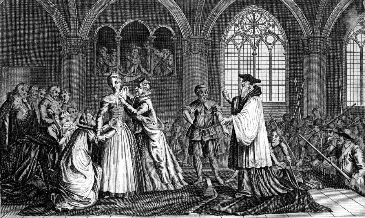 Mária, skót királynő kivégzése, 1587, XVIII alkotó: Unbekannt