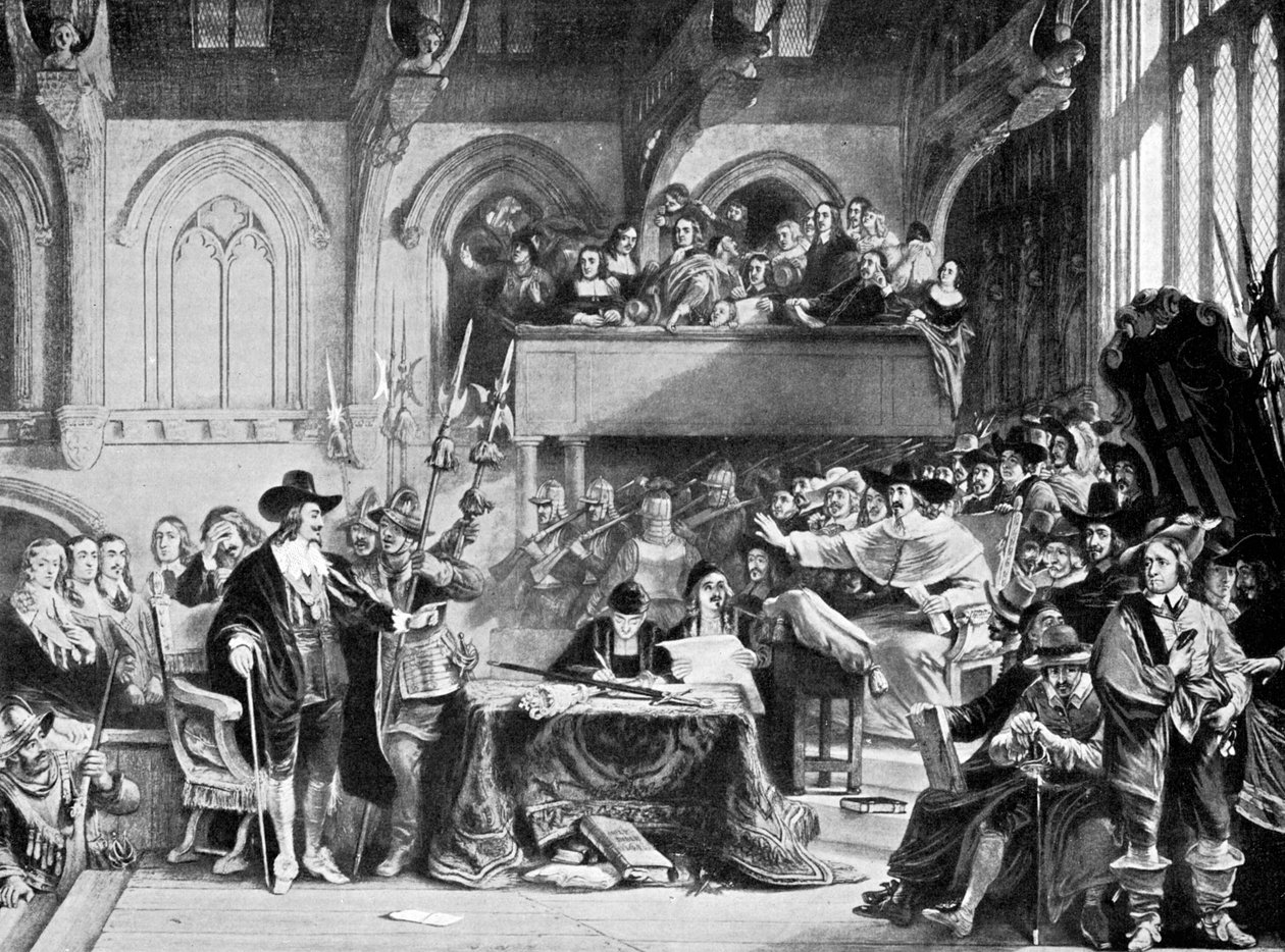 I. Károly híres pere a Westminster Hallban 1649 januárjában c1905-ben alkotó: Unbekannt
