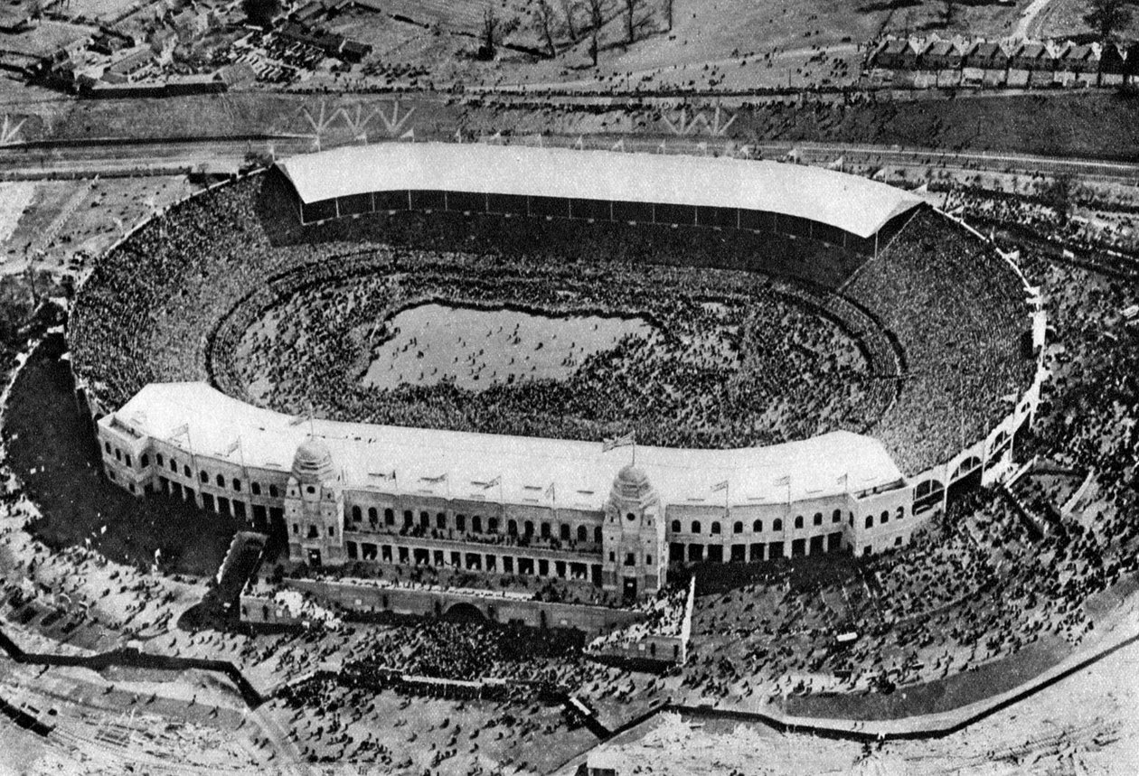 Az első kupadöntő a Wembley Stadionban, London, 1923, 1926-1927 alkotó: Unbekannt