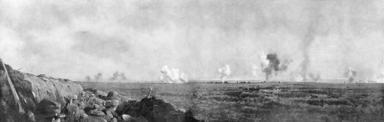 Az Aisne körüli frontvonal, Franciaország, I. világháború, 1914, 1926 alkotó: Unbekannt