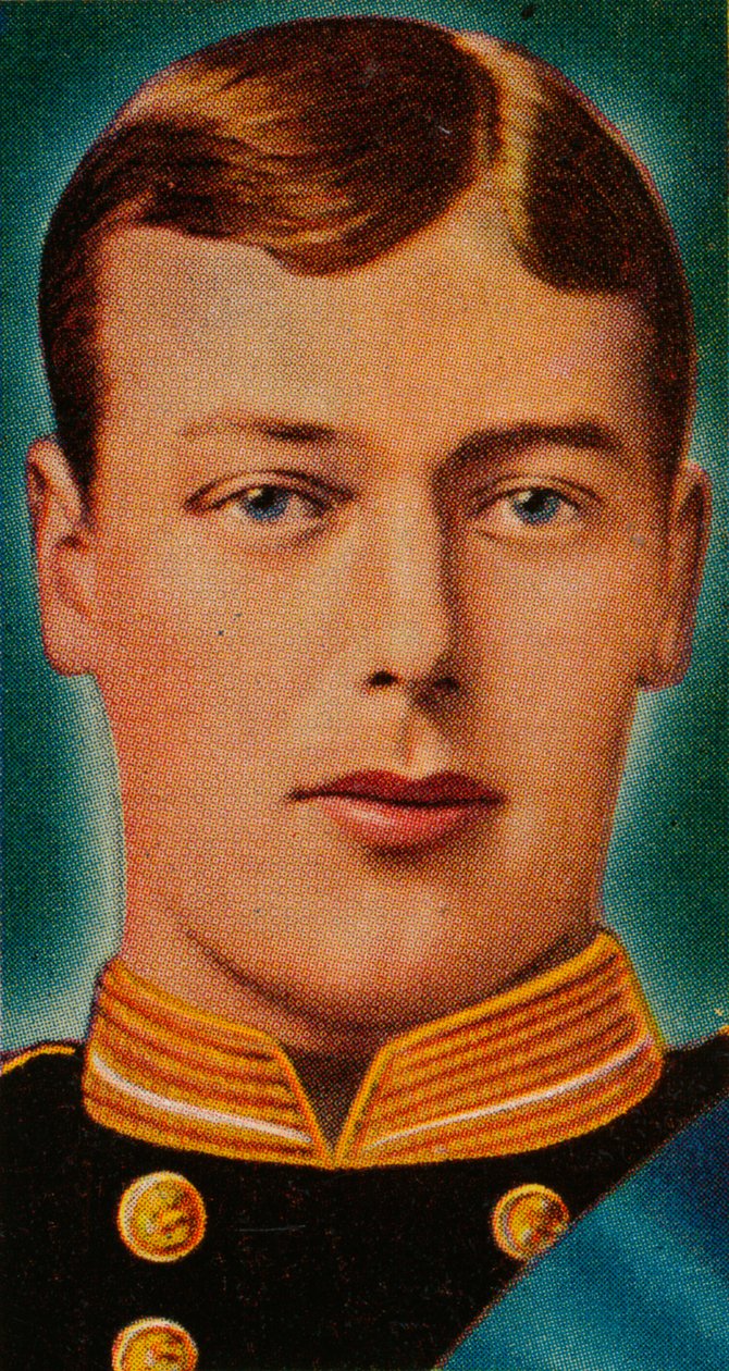 A leendő V. György király, amikor a Királyi Haditengerészet alhadnagya volt, az 1880-as évek 1935. alkotó: Unbekannt