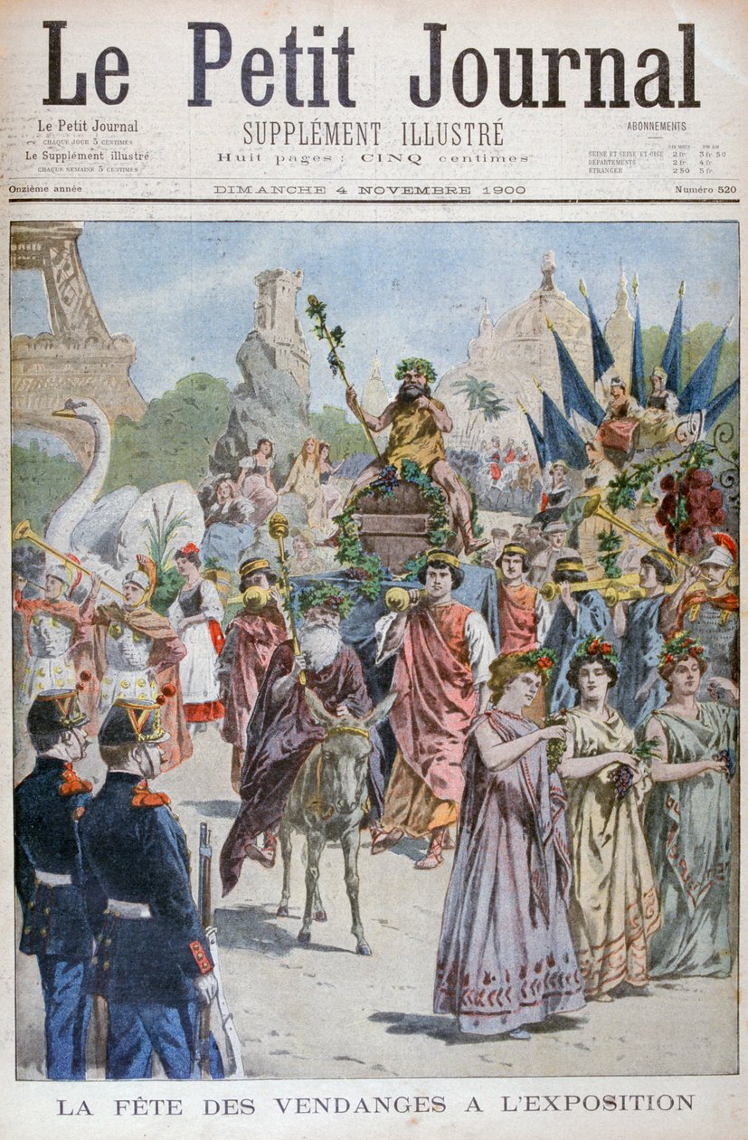 A szőlőszüreti fesztivál, 1900. évi egyetemes kiállítás, Párizs, 1900 alkotó: Unbekannt