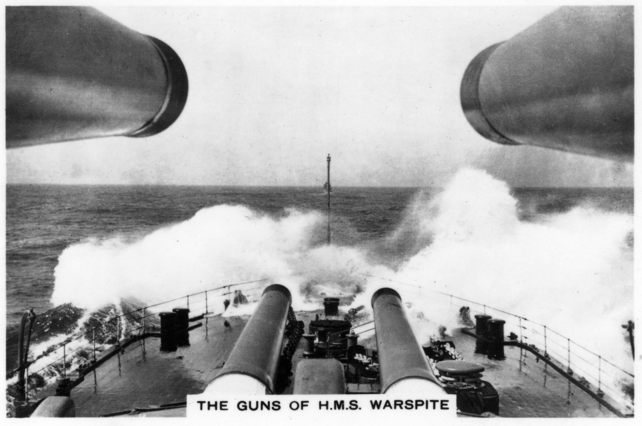A HMS Warspite csatahajó fegyverei, 1937 alkotó: Unbekannt