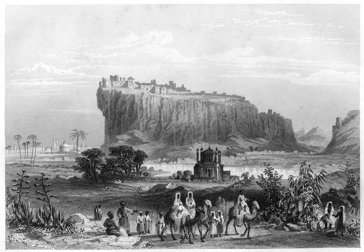 Gwalior dombvára, India, 1860 alkotó: Unbekannt