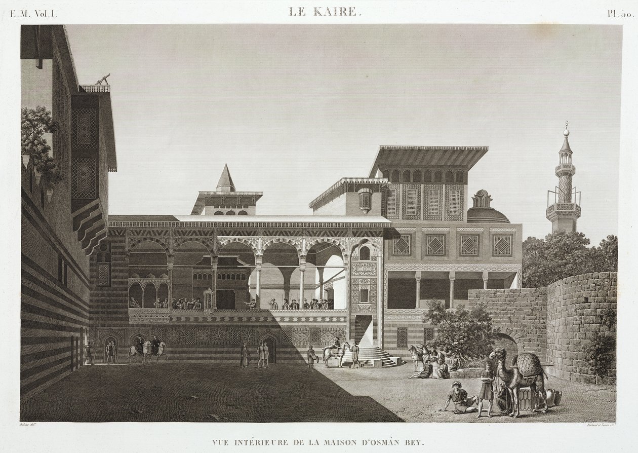 Osman Bey háza, Egyiptom, 1798 körül alkotó: Unbekannt