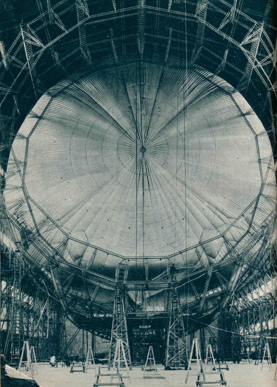 Az R101 léghajó belső szerkezete, c1929 c1937 alkotó: Unbekannt