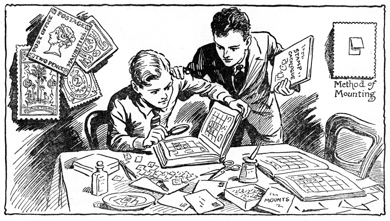 A bélyeggyűjtés örömei, 1937 alkotó: Unbekannt