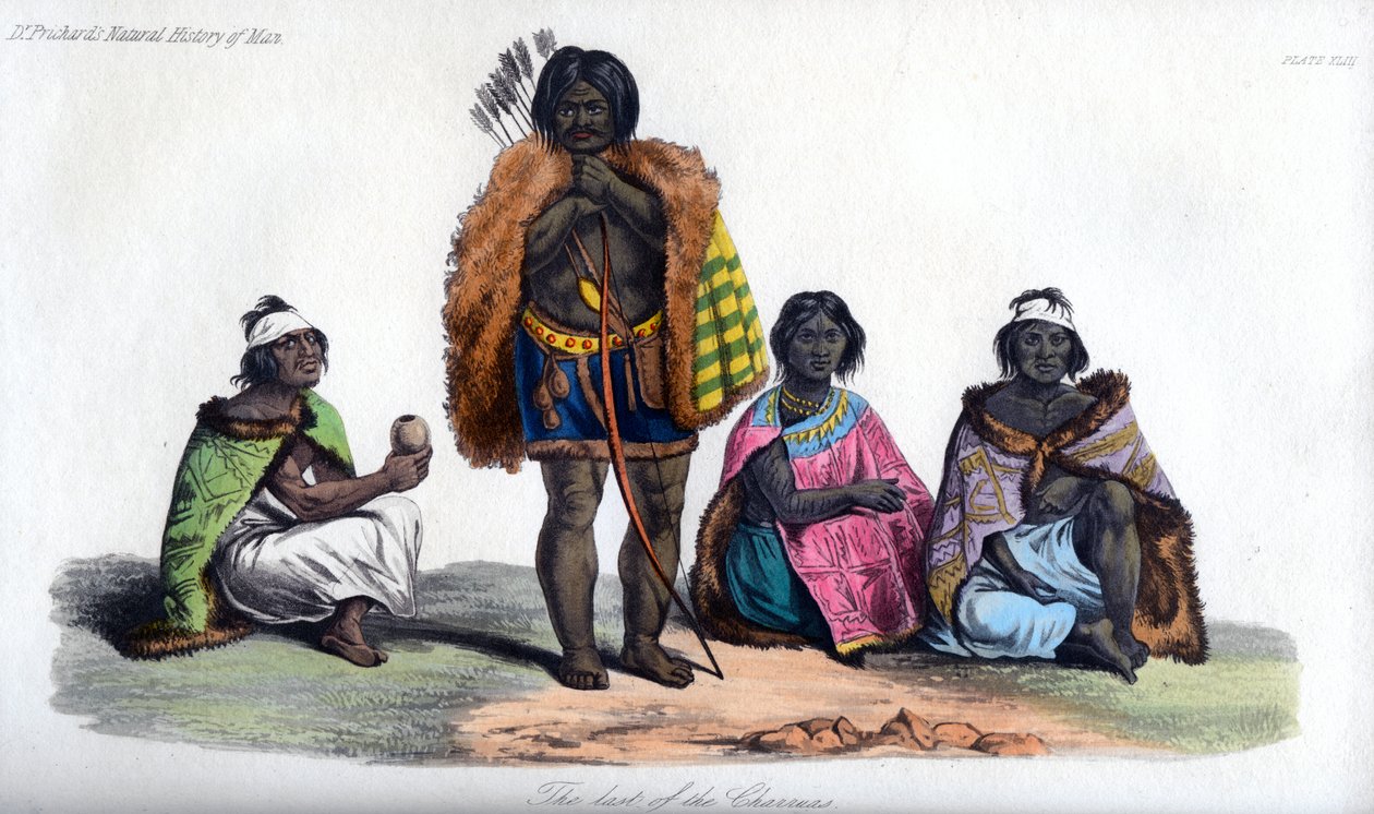Az utolsó charruák, 1848 alkotó: Unbekannt
