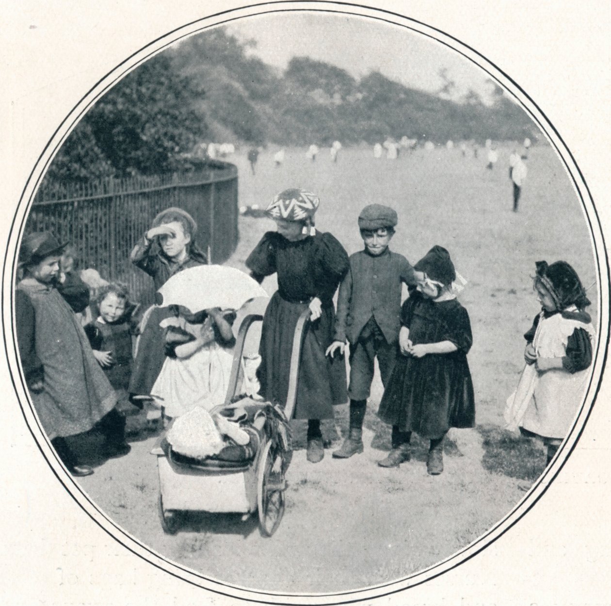 A kisanya, Regents Park, London, 1900 1901 alkotó: Unbekannt