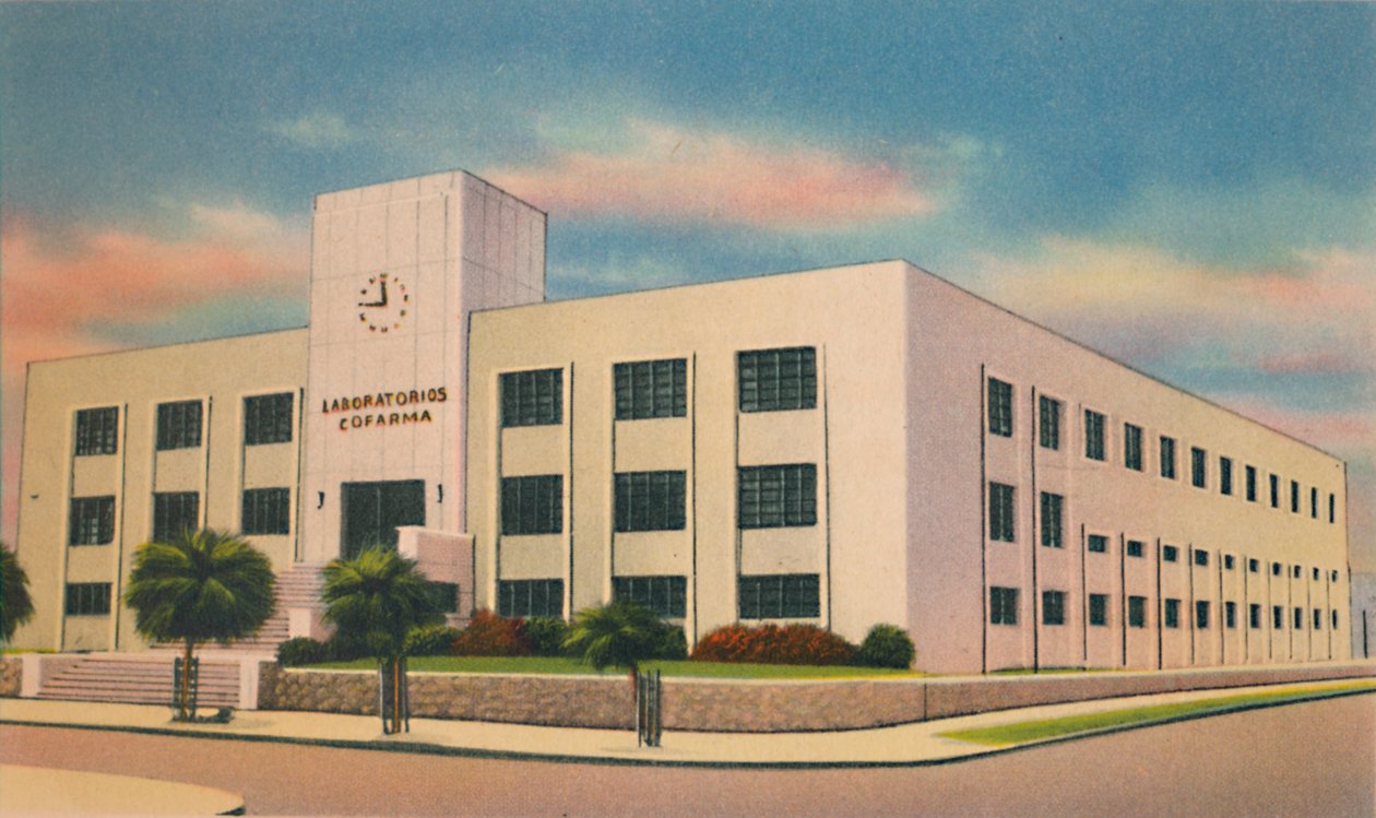 A modern COFARMA épület, Barranquilla, 1940-es évek alkotó: Unbekannt