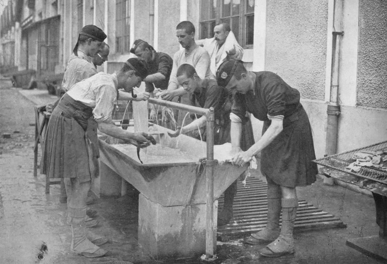 A reggeli vécé a kontinensen, 1914 alkotó: Unbekannt