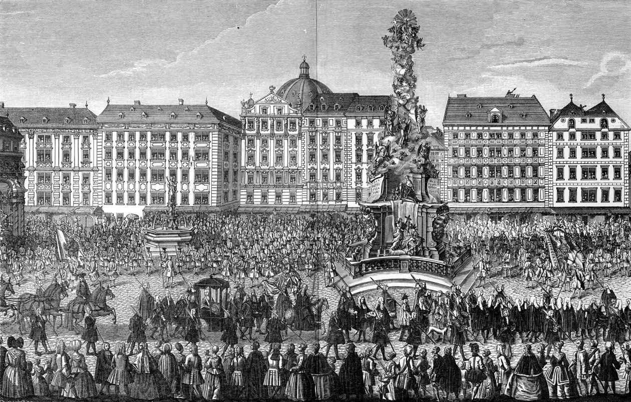 Mária Terézia, mint Ausztria főhercegnőjének tett hűségi eskü 1740. november 22-én, 1903. alkotó: Unbekannt