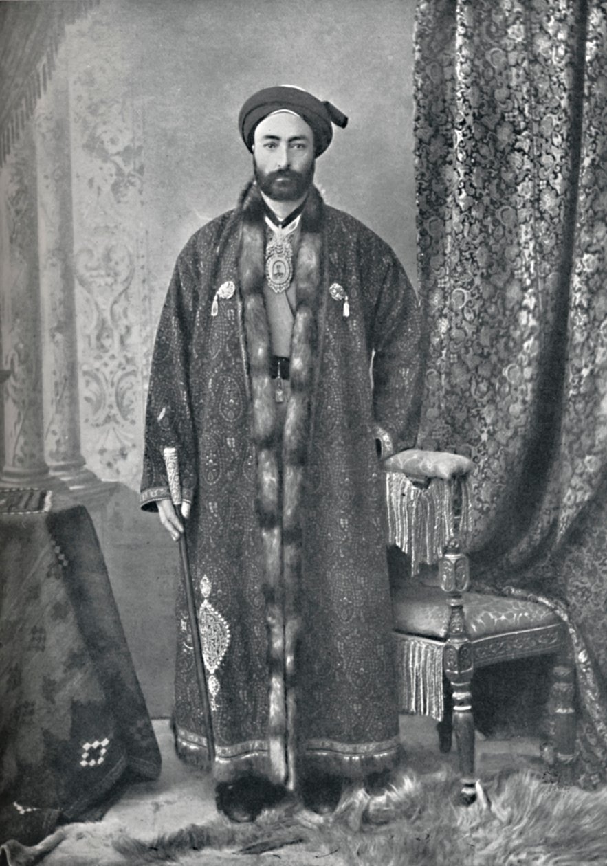 A mashhadi szentélyért felelős tiszt, Perzsia, 1902 alkotó: Unbekannt